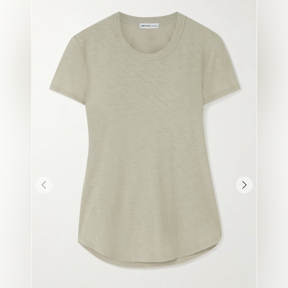 James Perse Slub Linen blend T-shirt size 0